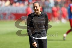 3. Liga; FC Ingolstadt 04 - FC Hansa Rostock; vor dem Spiel Cheftrainerin Sabrina Wittmann (FCI)