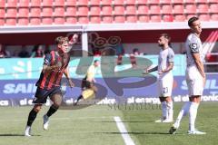 3. Liga; FC Ingolstadt 04 - Rot-Weiss Essen; Ausgleich 1:1 Tor Jubel Treffer Simon Lorenz (32, FCI) Rios Alonso José-Enrique (23 RWE) Schultz Michael (4 RWE)