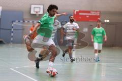 Hallenturnier Ingolstadt Nord - Saison 2024/25 - MBB SG MAnching - FC Fatih Ingolstadt  - Mert Karatas grün Fatih - XXXXX - Foto: Meyer Jürgen