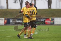 Kreisliga - Saison 2024/25- TSV Lichtenau - FC Mindelstetten -  Der 3:0 Führungstreffer durch - Mentor Haliti gelb Lichtenau - jubel - Foto: Meyer Jürgen