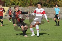 A-Junioren Bundesliga -  Saison 2026/27 - FC Ingolstadt 04 - VFB Stuttgart - Göbel Sam rot FCI - Mule Salvatore weiss Stuttgart -  Foto: Meyer Jürgen