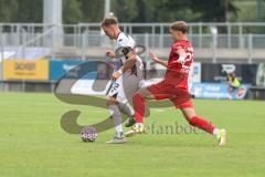 Toto Pokal; FC Memmingen - FC Ingolstadt 04, 2. Runde; Zweikampf Kampf um den Ball Simon Lorenz (32, FCI) Constantin Kresin (23 FCM)