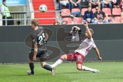 3. Liga; FC Ingolstadt 04 - VfL Osnabrück; Torchance verpasst Yannick Deichmann (20, FCI) Wiemann Niklas (25 VFL)