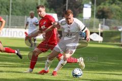 3. Liga; FC Ingolstadt 04 - Trainingslager, Testspiel, FC Kottern; Zweikampf Kampf um den Ball Jannik Mause (7, FCI)