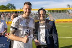 Toto-Pokal Finale; Würzburger Kickers - FC Ingolstadt 04; Sieg Jubel Freude Toto-Pokalsieg Man of the Match Ryan Malone (16, FCI)