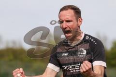 Bezirksliga - Saison 2025/26 - FC Fatih Ingolstadt - TSV Rohrbach - Der 0:1 Führungstreffer durch  - Philipp Federl schwarz Rohrbach - jubel -  - Foto: Meyer Jürgen