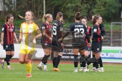 2. Bundesliga Frauen - Saison 2024/25 - FC Ingolstadt 04 Frauen - FC Union Berlin - Die Mannschaft kommt zusammen nach dem 0:2 Führungstreffer - XXXXX - Foto: Meyer Jürgen