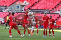 Toto Pokal - Saison 2022/2023 - FC Ingolstadt 04 - Türkspor Augsburg -  Der 2:0 Führungstreffer durch Nikola Stevanovic (Nr.15 - FCI) - Jubel - Foto: Meyer Jürgen