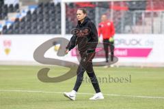 3. Liga; VfB Stuttgart 2 - FC Ingolstadt 04; vor dem Spiel Cheftrainerin Sabrina Wittmann (FCI)