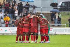 Toto Pokal; FC Sportfreunde Schwaig - FC Ingolstadt 04; Teambesprechung vor dem Spiel