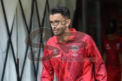 3. Liga; FC Ingolstadt 04 - SSV Jahn Regensburg; vor dem Spiel Fredrik Carlsen (8, FCI)