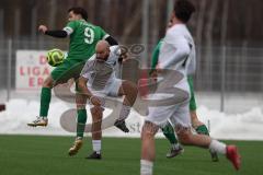 AUDI - Schanzer Amateurcup - Finale -  2026  - SV Hundszell - SV Denkendorf - Marius Heß grün Denkendorf - Marcel Nicht weiss Hundszell - Foto: Meyer Jürgen