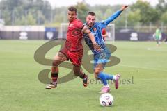 3. Liga; Testspiel; FC Ingolstadt 04 - 1. FC Heidenheim; Zweikampf Kampf um den Ball Marcel Costly (22, FCI) Ibrahimovic Arijon (22 HDH)