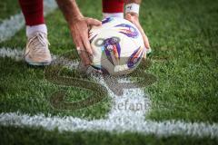 3. Liga; FC Ingolstadt 04 - SV Wehen Wiesbaden; Ecke Ball Max Besuschkow (17, FCI)