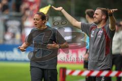 3. Liga - Saison 2026/27 - Victoria Köln - FC Ingolstadt 04  - Cheftrainerin Sabrina Wittmann (FCI) - Co-Trainer Fabian Reichler (FCI) - Foto: Meyer Jürgen