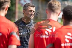 3. Liga; FC Ingolstadt 04 - Trainingslager, Allgäu, Cheftrainer Michael Köllner (FCI) Ansprache