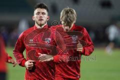 3. Liga; 1. FC Schweinfurt 05 - FC Ingolstadt 04; vor dem Spiel Linus Rosenlöcher (19, FCI)