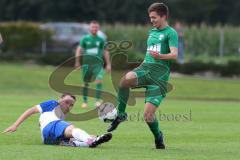 Bezirksliga - Saison 2023/2024 - TSV Gaimersheim - TSV Rohrbach  - Marcus Keilwerth (Nr.13 - Gaimersheim) - Maximilian Amper weiss Rohrbach - Foto: Meyer Jürgen