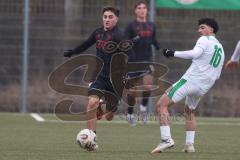 *** Bayernliga Nord - Saison 2025/26 - FC Ingolstadt 04 II - SpVgg Greuther Fürth - Emre Gül FCI - Mehmet Avlayici grün Fürth - Foto: Meyer Jürgen