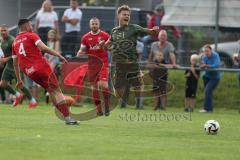 Toto - Pokal - Saison 2024/25 - TSV Lohr - FC Ingolstadt 04 - Ege Celiker (Nr.4 - TSV Lohr) - Deniz Zeitler (Nr.38 - FCI) - Foto: Meyer Jürgen