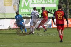 Kreisliga - Saison 2024/25- SV Kasing - TSV Hohenwart - Sanser Calik rot Kasing mit dem 1:0 Führungstreffer - jubel - Alexander Bäuerle Torwart Hohenwart - Bastian Mulock weiss Hohenwart - XXXXX - Foto: Meyer Jürgen