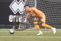 Bayernliga Nord - Saison 2024/25 - FC Ingolstadt 04 II - FC Münchberg - Torwart Lars Boehmke (Nr.1 - FCI U21) - XXXXX - Foto: Meyer Jürgen