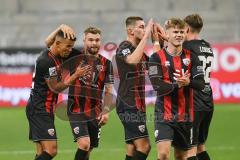 3. Liga; FC Ingolstadt 04 - Borussia Dortmund II; 
Tor Jubel Treffer 3:2 Führung Yannick Deichmann (20, FCI) Mladen Cvjetinovic (19, FCI) Max Plath (14 FCI) Simon Lorenz (32, FCI) Marcel Costly (22, FCI)