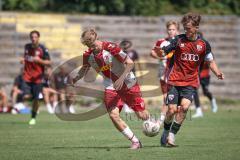 A-Junioren Bundesliga  - Saison 2026/27 - A-Junioren - FC Ingolstadt 04 - Jahn Regensburg - Luca Stark weiss Regensburg - Felix Bartoschik weiss Regensburg - Foto: Meyer Jürgen