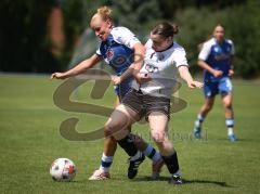 Testspiel - 2. Bundesliga Frauen - Saison 2026/27  - FC Ingolstadt 04 Frauen -  - Katharina Bauer (Nr.3 - FCI Frauen) - Jule Krips blau Hoffenheim  - Foto: Meyer Jürgen