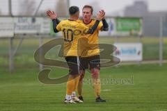 Kreisliga - Saison 2024/25- TSV Lichtenau - FC Mindelstetten -  Der 3:0 Führungstreffer durch - Mentor Haliti gelb Lichtenau - jubel - Foto: Meyer Jürgen