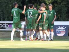 Landesliga - Saison 2026/27 - SV Manching - SC Olching -  Der 2:0 Führungstreffer durch - Sebastian  Graßl (Nr.10 - SV Manching) - jubel  - Foto: Meyer Jürgen