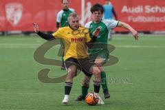 AUDI Amateuercup - Saison 2024/25 - TSV Lichtenau - FC Geisenfeld - Deniz Hadzic gelb Lichtenau  - Manuel Obermayr grün Geisenfeld - Foto: Meyer Jürgen