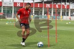 3.Liga - Saison 2023/2024 - Trainingsauftakt - FC Ingolstadt 04 -Pascal Testroet (Nr.37 - FCI) -   - Foto: Meyer Jürgen