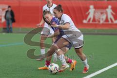 2. Bundesliga Frauen - Saison 2025/26 - FC Ingolstadt 04 Frauen - FSV Mainz - Leonie Hein (Nr.17 - FC Ingolstadt Frauen I) - Pageler Maja blau Mainz - Foto: Meyer Jürgen