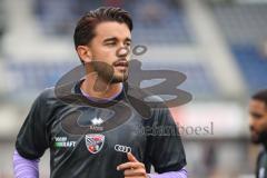 Toto-Pokal; SV Wacker Burghausen - FC Ingolstadt 04; Fredrik Carlsen (8, FCI) vor dem Spiel