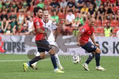 3. Liga; SpVgg Unterhaching - FC Ingolstadt 04; Dennis Borkowski (7, FCI) Schwabl Markus (23 SpVgg)