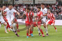 3. Liga; Energie Cottbus - FC Ingolstadt 04; Torchance Mladen Cvjetinovic (19, FCI) Borgmann Axel (20 EC) Pelivan Dominik (5 EC) Elias Decker (3, FCI)