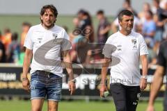 Toto-Pokal; SV Manching - FC Ingolstadt 04; Sportdirektor Ivica Grlic  (FCI) Cheftrainer Michael Köllner (FCI) vor dem Spiel