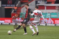 3. Liga; FC Ingolstadt 04 - VfB Stuttgart II; Max Besuschkow (17, FCI) Sessa Nicolas (30 VFB)