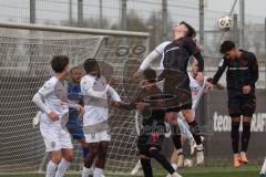 3. Liga - Testspiel - Saison 2025/26 - FC Ingolstadt 04 - SSV 1846 Ulm - Georgios Antzoulas (Nr.6 - FCI) - Jan Boller (Nr.34 - SSV Ulm) - Foto: Meyer Jürgen