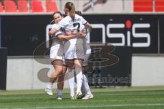 2. Bundesliga Frauen - Saison 2024/25 - FC Ingolstadt 04 Frauen - SV Weinberg -  Der 1:0 Führungstreffer durch - Pija Reininger (Nr.21 - FCI Frauen) jubel  - XXXXX - Foto: Meyer Jürgen