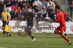 Freundschaftsspiel - Saison 2025/26 - FC Ingolstadt 04 II - Delay Sports - Muhammed Atak  (Nr.2 - FC Ingolstadt II) - Alieu Wazneh (Nr.23 - Delay Sports) - Foto: Meyer Jürgen