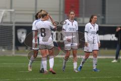 DFB Pokal - Frauen - Saison 2025/26 - FC Ingolstadt 04 Frauen - 1. FC Nürnberg - Der 0:1 Führungstreffer per Elfmeter - jubel - Traurige Gesichter - Torwart Anna-Lena Daum (Nr.22 - FC Ingolstadt Frauen I) - Foto: Meyer Jürgen