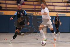 Futsal - Saison 2024/25- MTV Ingolstadt - 1860 München - Mykola Bilotserkivets weiss MTV - Renato Cilic schwarz München - Foto: Meyer Jürgen