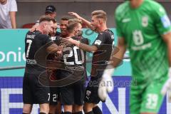 3. Liga; FC Ingolstadt 04 - SSV Ulm 1846; Tor Jubel Treffer David Kopacz (29, FCI) Yannick Deichmann (20, FCI) Jannik Mause (7, FCI) Marcel Costly (22, FCI) Benjamin Kanuric (8, FCI)