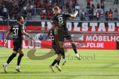 3. Liga; FC Ingolstadt 04 - SSV Ulm 1846; Tor Jubel Treffer Benjamin Kanuric (8, FCI) Moritz Seiffert (23, FCI) Pascal Testroet (37, FCI)