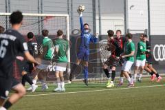 U19 - Nachwuchsliga -  - Saison 2024/25 - FC Ingolstadt 04 - 1. FC Schweinfurth - Emil Schnös Torwart Schweinfurth - XXXXX - Foto: Meyer Jürgen