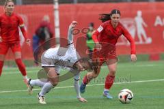 2. Bundesliga Frauen - Saison 2024/25 - FC Ingolstadt 04 Frauen - FC Bayern München - Stefanie Reischmann (Nr.24 - FCI Frauen) - Weixler Sophia rot München - Foto: Meyer Jürgen