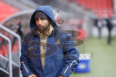 3. Liga; FC Ingolstadt 04 - TSG Hoffenheim II; vor dem Spiel El-Jindaoui Nader (30 TSG)