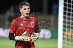 3. Liga; 1. FC Schweinfurt 05 - FC Ingolstadt 04; vor dem Spiel Torwart David Klein (47, FCI)